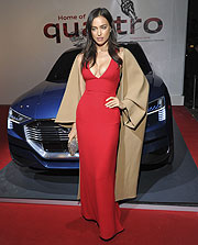 Irina Shayk (Model) / AUDI NIGHT 2016 anlässlich des 76. Hahnenkamm-Rennen im Hotel zur Tenne in Kitzbühel am 22.01.2016 / Foto: Foto: BrauerPhotos fuer Audi